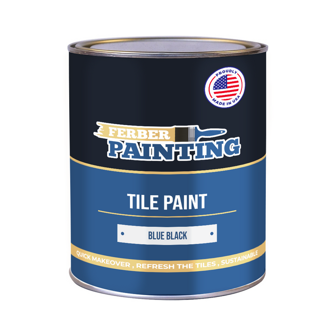 Tile Paint Blue black