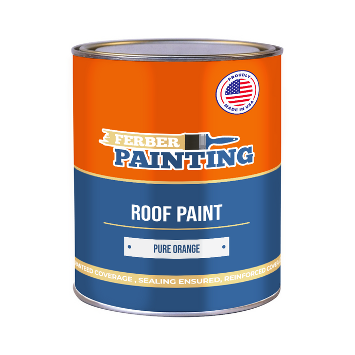 Peinture toiture Orangé pur