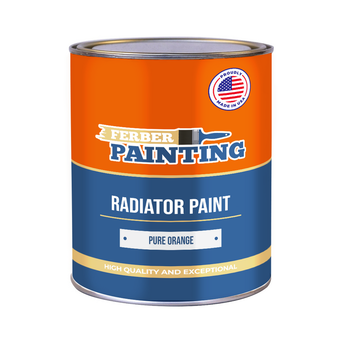 Peinture radiateur Orangé pur