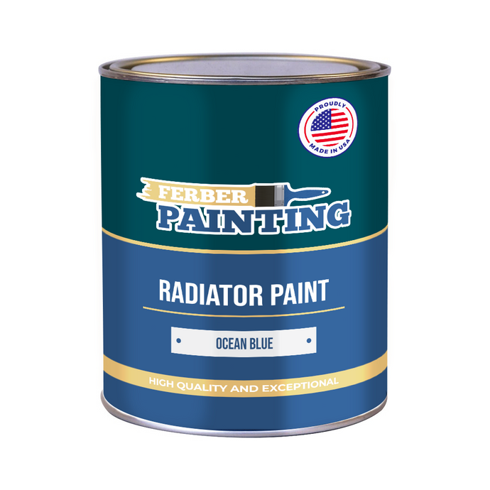 Peinture radiateur Bleu océan