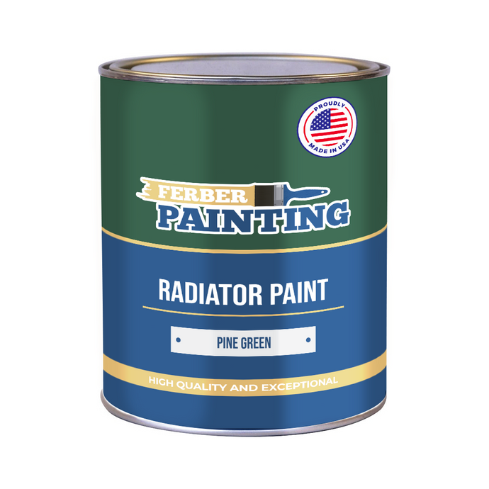 Peinture radiateur Vert pin