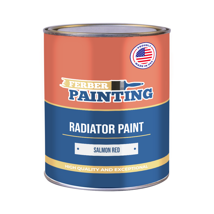 Radiator Paint Salmon red